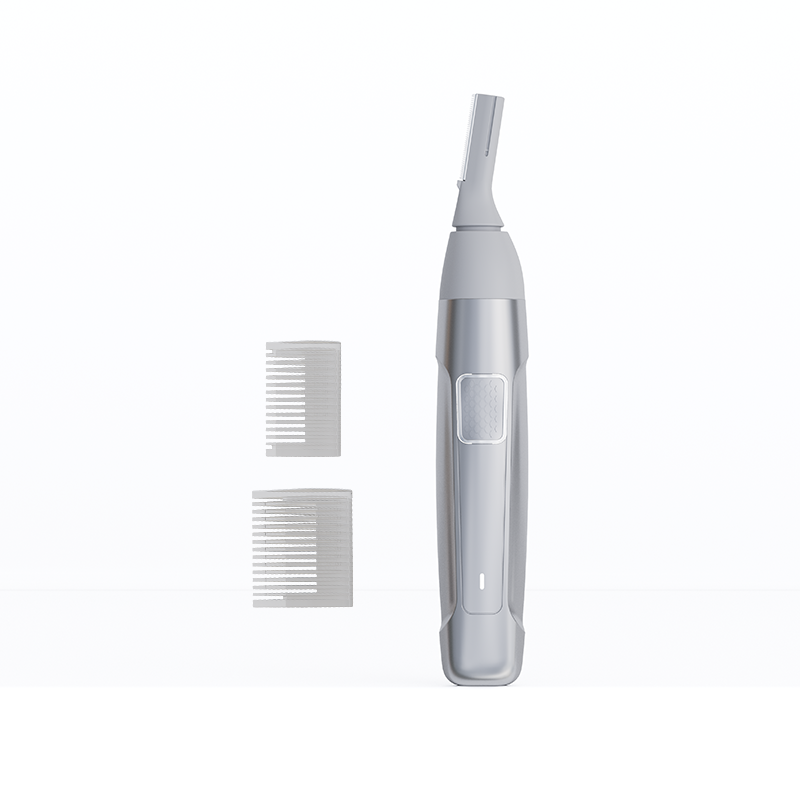 Slika Flexible Swing Head Eyebrow & Facial Hair Trimmer – Precision Electric Detail Groomer with Comb Attachments