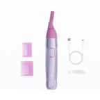 Slika Flexible Swing Head Eyebrow & Facial Hair Trimmer – Precision Electric Detail Groomer with Comb Attachments