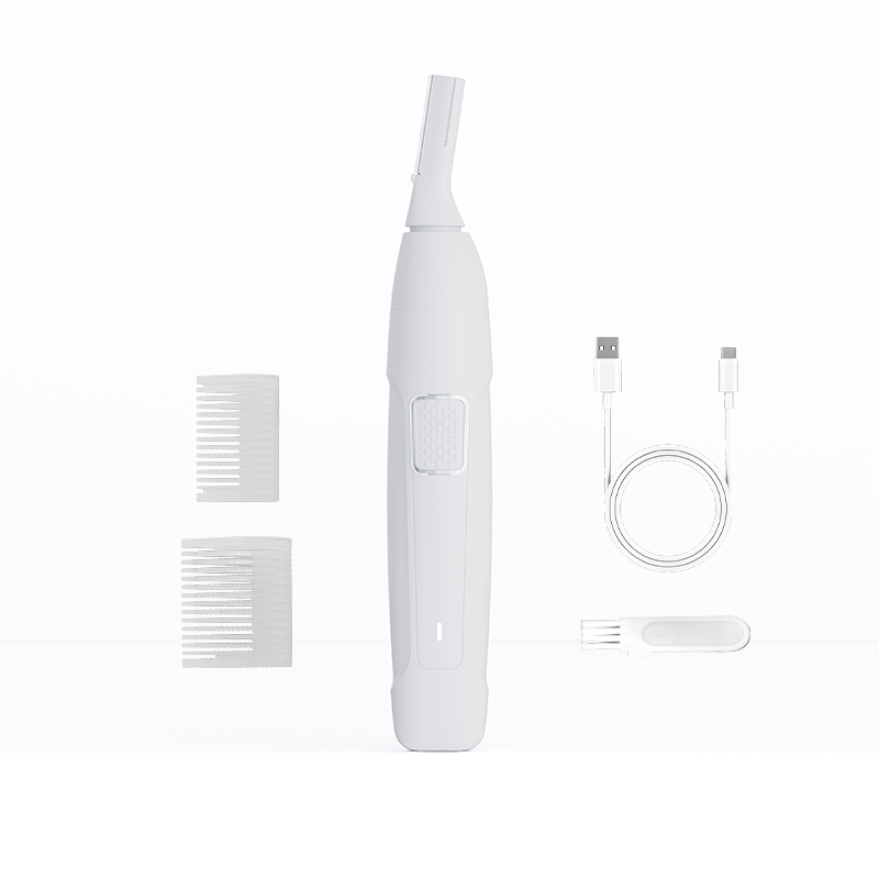 Slika Flexible Swing Head Eyebrow & Facial Hair Trimmer – Precision Electric Detail Groomer with Comb Attachments